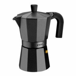 Cafetera Italiana Monix Braisogona_M640001 Negro Aluminio 1 Taza