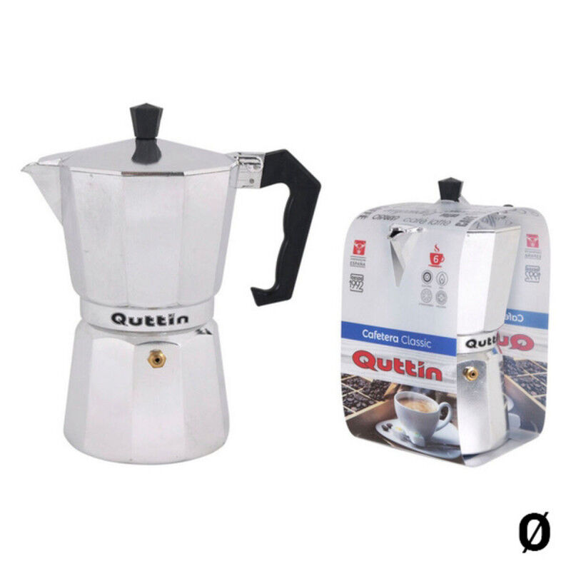 Cafetière Italienne Quttin Acier inoxydable Aluminium