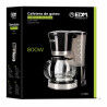 Cafetière goutte à goutte EDM 07652 Noir 800 W 12 Tasses