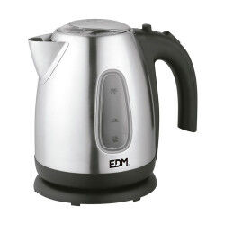 Bouilloire EDM 07656 Kettle Noir Acier inoxydable 2200 W 1,7 L