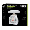 Báscula de Cocina Retro EDM 07621 Blanco 4 Kg