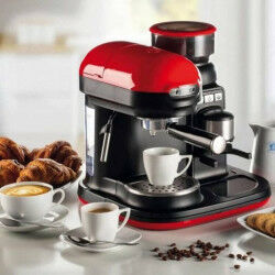 Cafetera Express de Brazo Ariete 1318 15 bar 1080 W Rojo