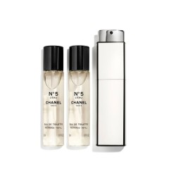 Set de Perfume Mujer Chanel EDT Nº 5 L'Eau 3 Piezas