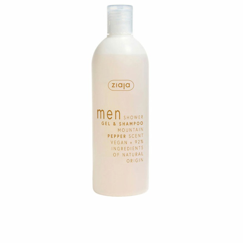 2-in-1 Gel et shampooing Ziaja Mountain Pepper 400 ml