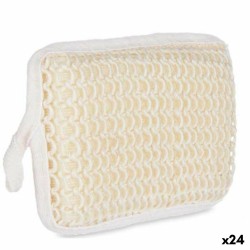 Esponja Corporal Blanco Beige 11 x 16,5 x 3 cm (24 Unidades)