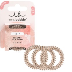 Rubber Hair Bands Invisibobble   Bronze (3 Units)