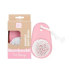 Cepillo Limpiador y Exfoliante Ilū BambooM! Rosa