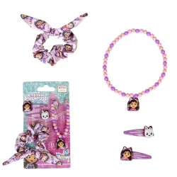 Accessoires pour les Cheveux Gabby's Dollhouse 4 Pièces Rose