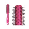 Brosse Ronde Fuchsia Silicone Plastique (12 Unités)