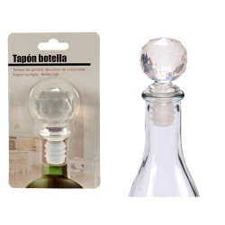 Tapón hermético para botella Transparente 3,5 x 14,5 x 8,5 cm Bola (12 Unidades)