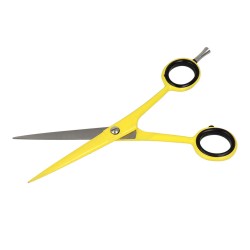 Tijeras para el cabello Zenish Professional 6" Amarillo Neón