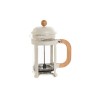 Cafetière with Plunger Home ESPRIT White Natural Stainless steel 800 ml 15 x 10 x 22 cm