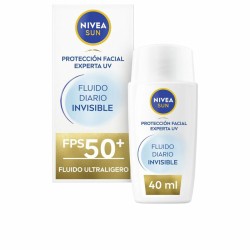 Protecteur Solaire Fluide Nivea Sun SPF 50+ 40 ml Invisible