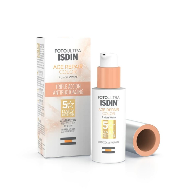 Crème Solaire Avec Couleur Isdin Fusion Water Magic Repair Spf 50 50 ml