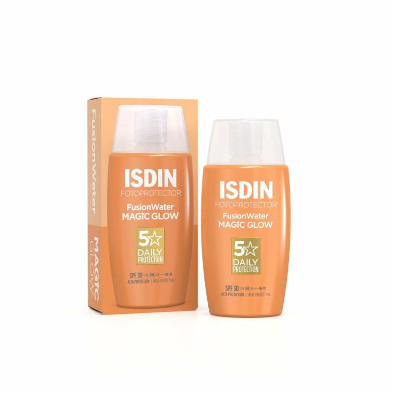 Écran solaire visage Isdin Fusion Water Magic Glow Spf 30 50 ml