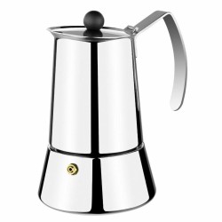 Cafetera Italiana Monix M630004 Acero Plata 4 Tazas