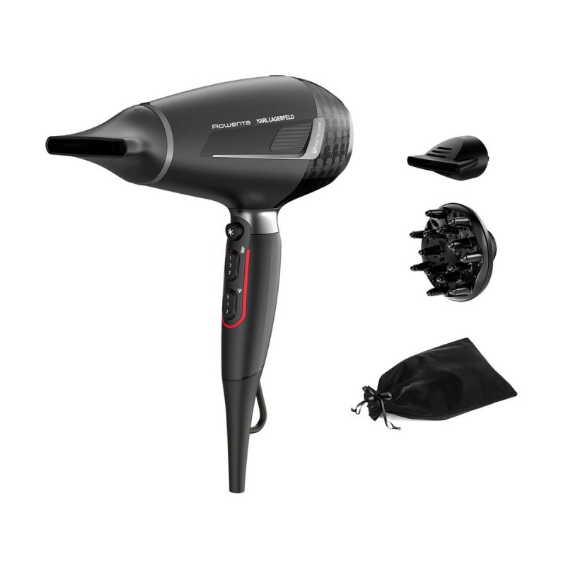 Hairdryer Rowenta CV 888L Black Chrome 2200 W