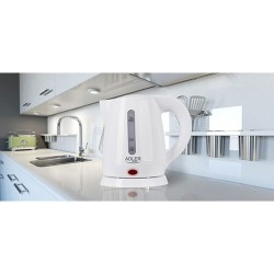 Bouilloire Adler AD 1272 Blanc Noisette Plastique 1600 W 1 L