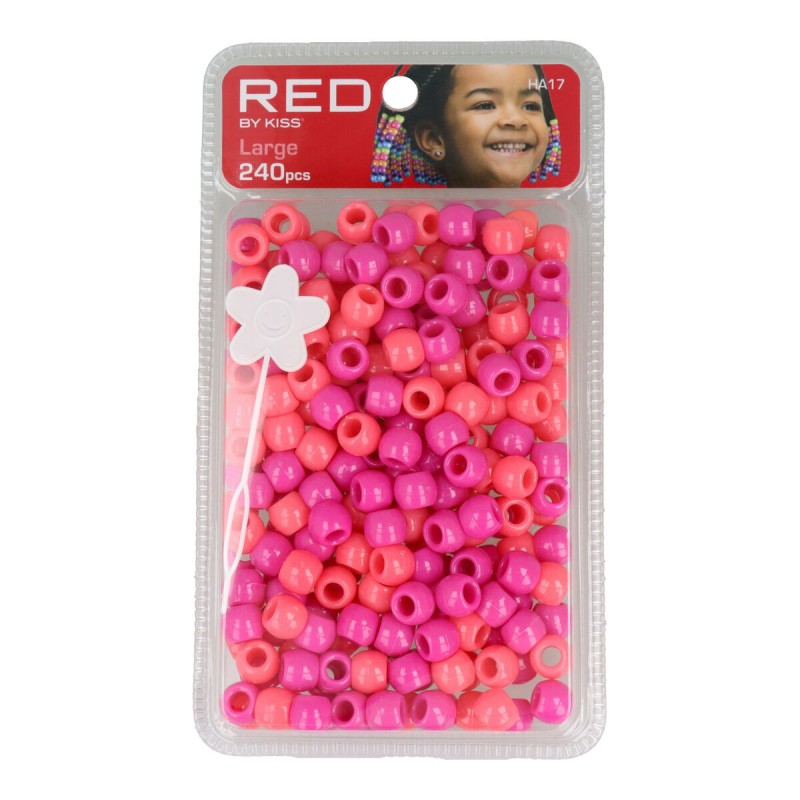 Perles Red Kiss Kiss L Rose 240 Pièces