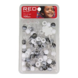 Perles Red Kiss Kiss Xl Noir 100 Pièces