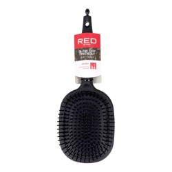 Brosse Démêlante Red Kiss Kiss Rubberized Noir