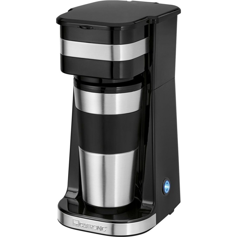 Cafetière Italienne Clatronic KW 3733 Noir Acier Acier inoxydable 1 Tasse