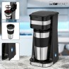 Cafetière Italienne Clatronic KW 3733 Noir Acier Acier inoxydable 1 Tasse