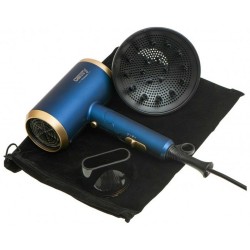 Hairdryer NO NAME CR 2268 Blue Black Gold 1800 W