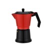 Cafetière Italienne Feel Maestro MR-1657-9 Noir Rouge Aluminium 450 ml 9 Tasses