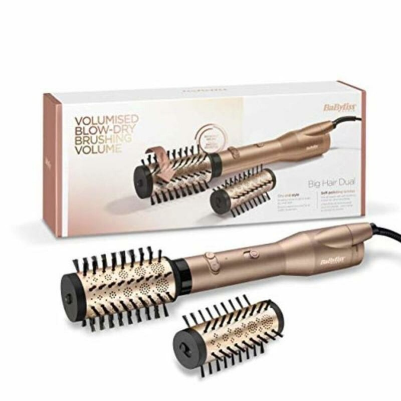 Brosse Thermique AS952E Babyliss Noir Champagne Doré Électrique (2 Unités) (1 Unité) 650W (3 pcs)