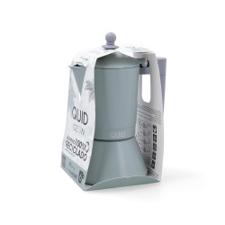 Cafetière Italienne Quid Ozon Vert Métal 6 Tasses (6 Unités)