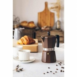 Cafetière Italienne Monix M671009 Marron Aluminium 490 ml