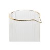 Jarra Home ESPRIT Transparente Dorado Cristal