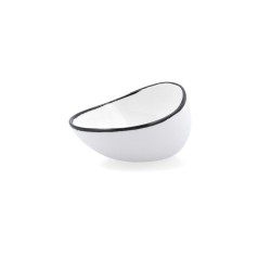 Bol Ariane Vital Filo Blanc Noir Céramique 12,5 cm (8 Unités)