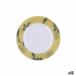 Assiette creuse Quid Sicilia Multicouleur Bioplastique 20 cm (12 Unités)