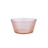 Bol Quid Sunset Corail Plastique 15 cm (12 Unités)