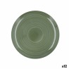 Assiette plate Quid Sicilia Multicouleur Bioplastique 25 cm (12 Unités)