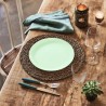 Assiette plate Luminarc Diwali Paradise Vert verre 25 cm (24 Unités)