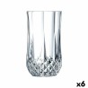 Crystal Glass Cristal d’Arques Paris Longchamp Transparent Glass (36 cl) (Pack 6x)