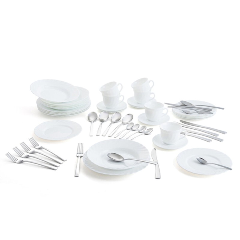 Set de Vajilla Luminarc Trianon Cubertería Multicolor Vidrio 63 Piezas (48 pcs)