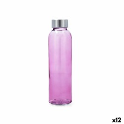 Bottle Quid Sarao Pink Glass 600 ml (12 Units)