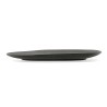 Snack tray Bidasoa Fosil Black Ceramic Aluminium Oxide 34 x 20,3 x 3 cm (6 Units)