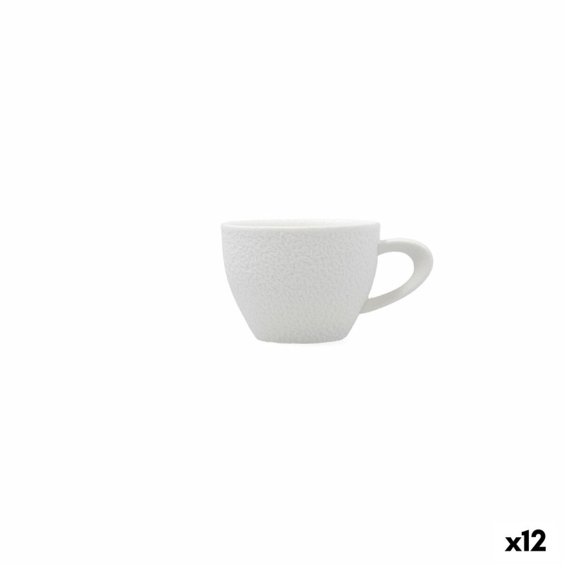 Taza Bidasoa Fosil Blanco Cerámica Alúmina 800 ml (12 Unidades)