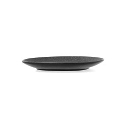 Assiette Bidasoa Fosil Noir Céramique Alumine 15,8 x 13,8 x 2 cm Café (8 Unités)