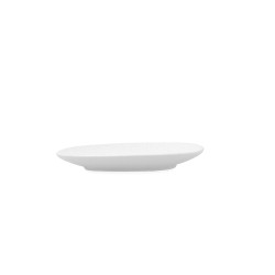 Plate Bidasoa Fosil White Ceramic Aluminium Oxide 13,3 x 11,6 x 1,7 cm Coffee (12 Units)