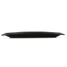 Snack tray Bidasoa Fosil Black Ceramic Aluminium Oxide 36 x 12,7 x 2,9 cm (9Units)