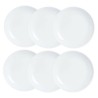 Plate set Luminarc Diwali 6 pcs White Glass 19 cm