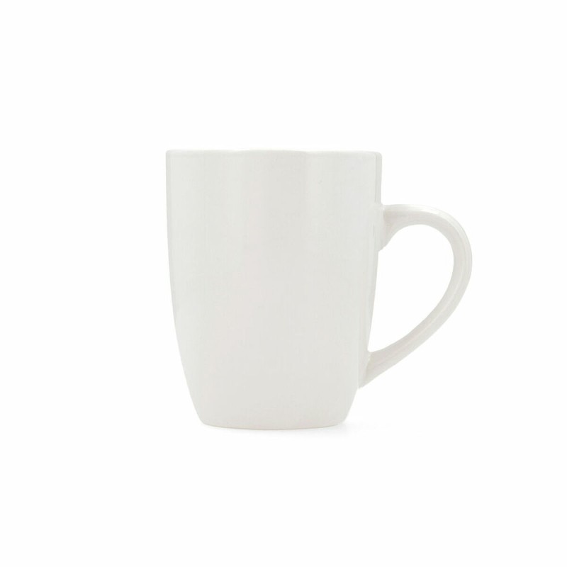 Taza Quid Latte Blanco Cerámica 330 ml (12 Unidades) (Pack 12x)