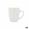 Taza Quid Latte Blanco Cerámica 330 ml (12 Unidades) (Pack 12x)