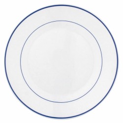 Plate set Arcoroc Restaurant Bicoloured Glass (Ø 23 cm) (6 uds)